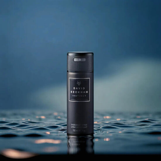 Men’s Perfume product with silver background – product advertising photography.